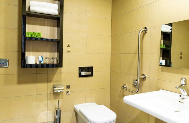 Hotel Riverside pokoj hygienické zařízení.