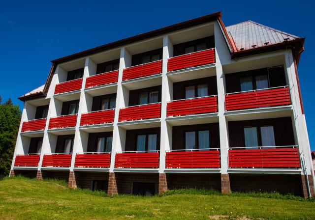 Ubytovací pavilon.