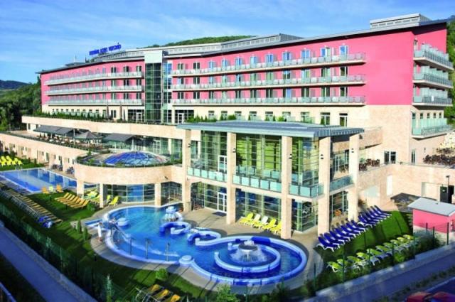 Thermal hotel Visegrád exterier.