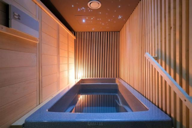 Wellness centrum ochlazovací bazének.