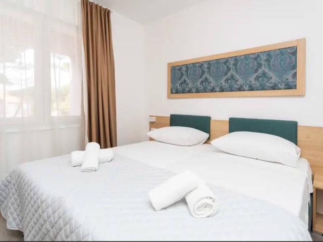 Apartmány Medena - manželská postel.