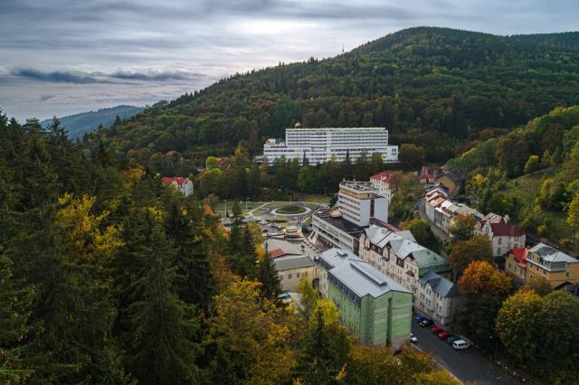 Jáchymov hotel a okolí.