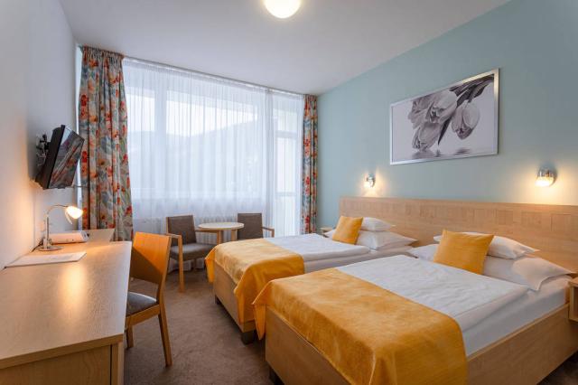 Apartmá 2-lůžková ložnice oddělená lůžka.