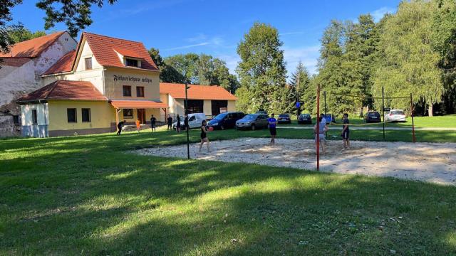 Hřiště na beach volejbal.