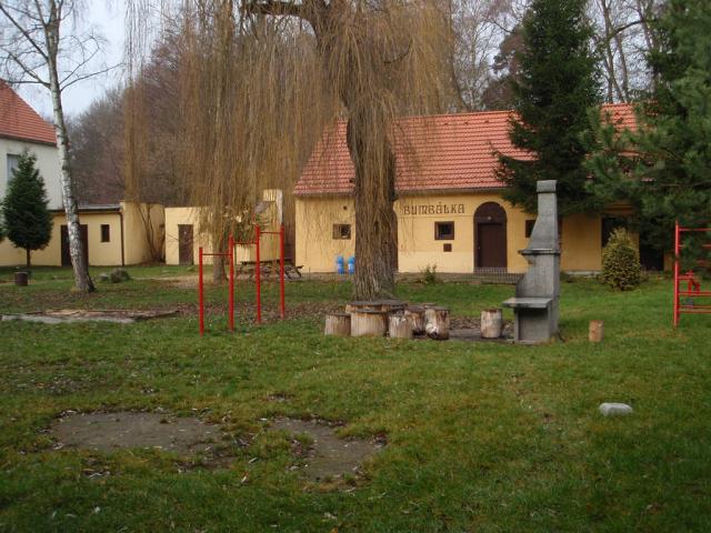 Venkovní gril.