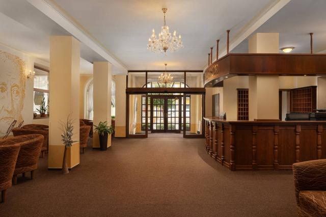 Lobby s recepcí.