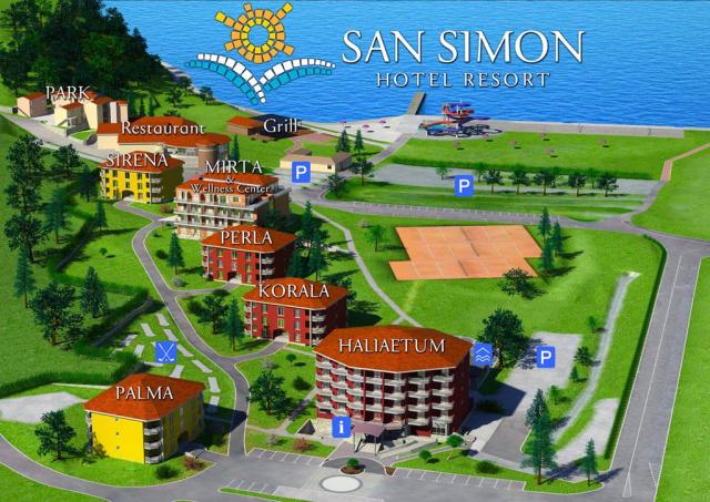 San Simon resort schéma.