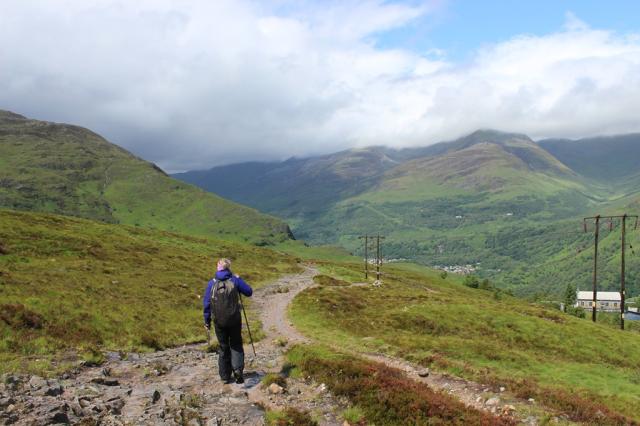 sestup do Kinlochleven