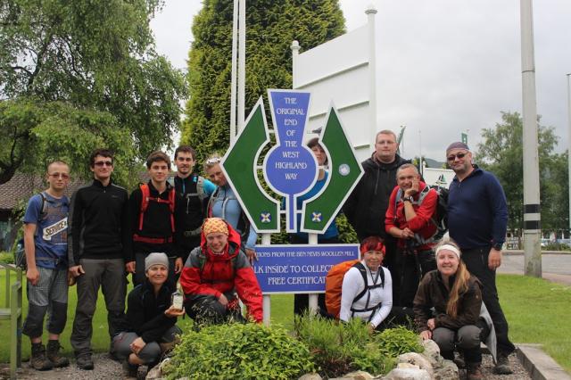 v cíli West Highland Way