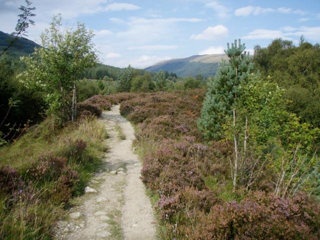 cesta mezi Crianlarich a Tyndrum
