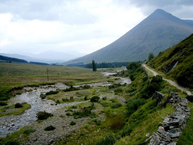 cesta mezi Tyndrum a Bridge of Orchy