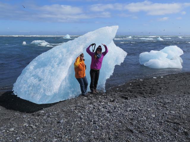 ledová kra u Jokulsárlón