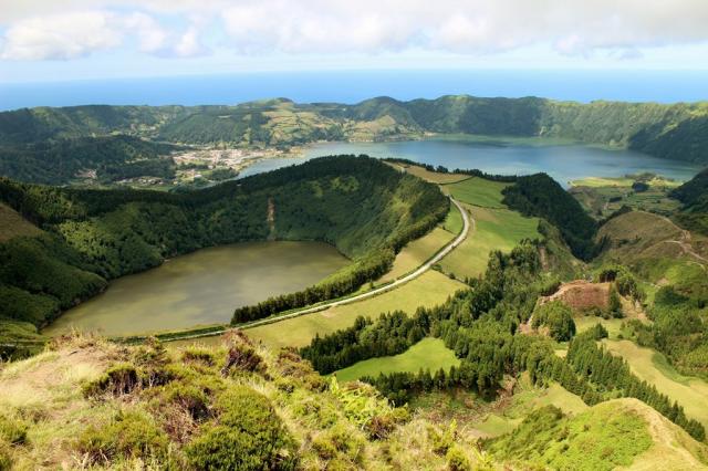 Sao Miguel - kaldéra Sete Cidades