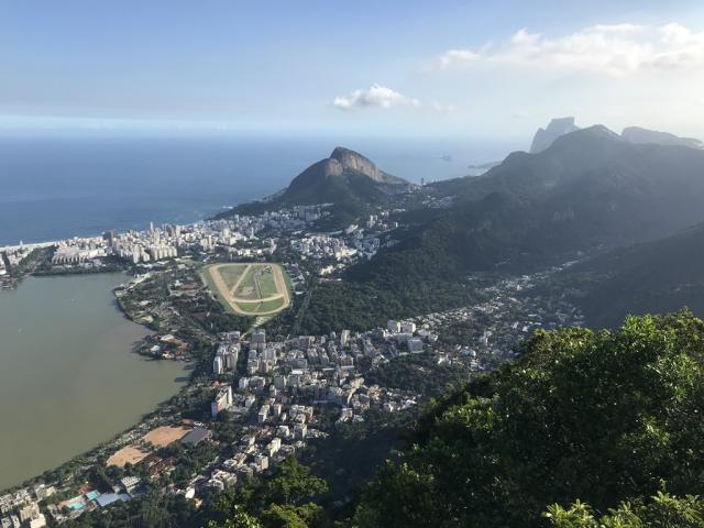 výhled z vrcholu Corcovado