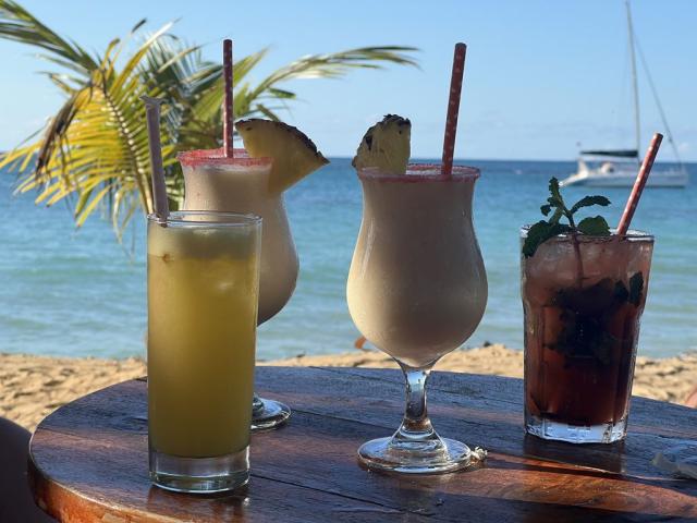 Drinky v Las Terrenas