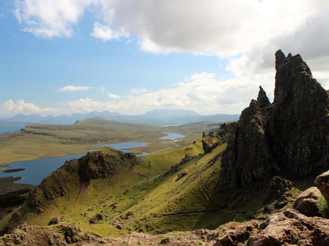 výhled od Old man of Storr