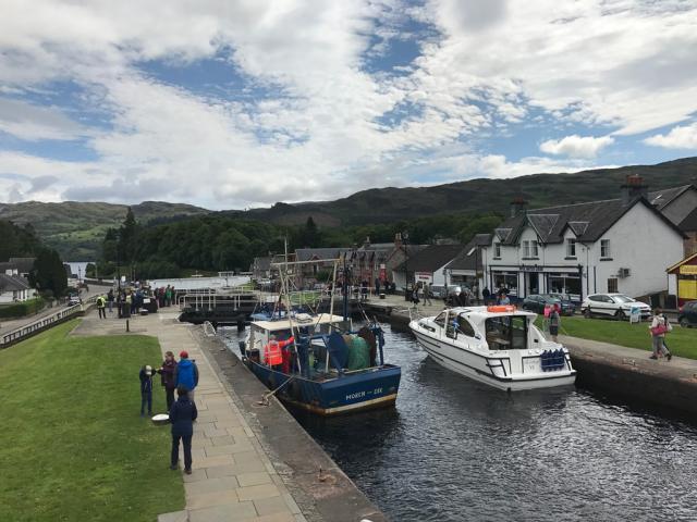 Fort Augustus - zdymadlo