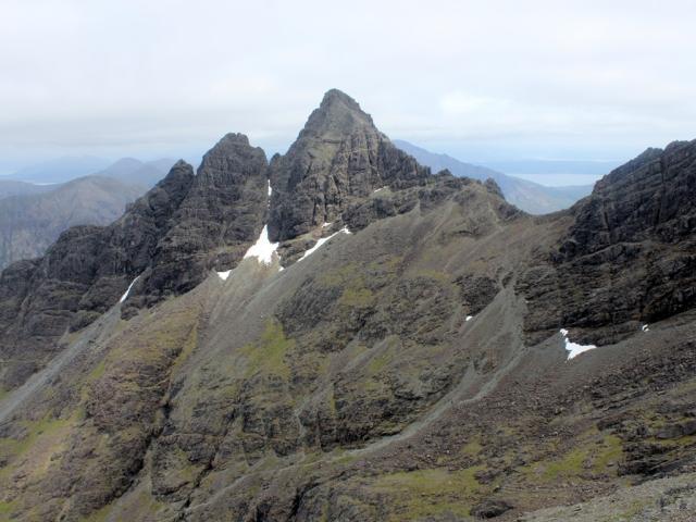 při výstupu na Bruach na Frithe - pohled na Sgurr nan Gillean