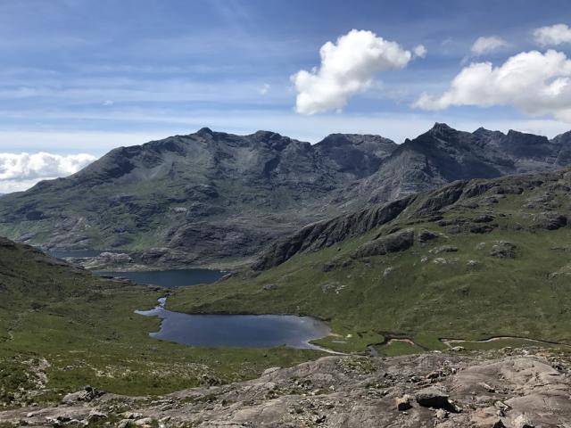 výstup od jezera Coruisk