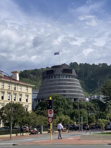 Wellington - Beehive - parlament