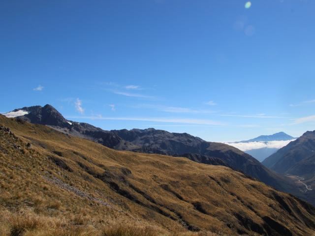 u průsmyku Haast Pass