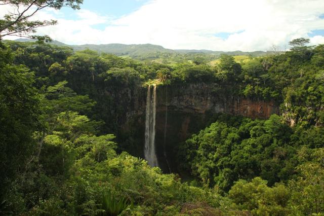 Mauritius - vodopád Chamarel