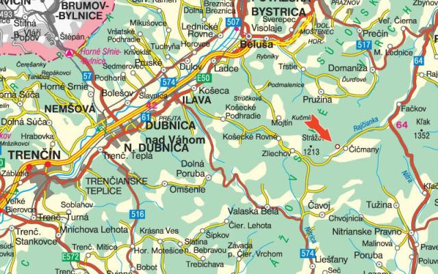 Mapa penzionu