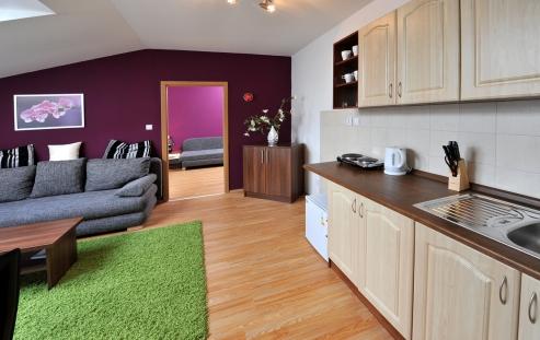 Apartmán 1/3+2 přistýlky
