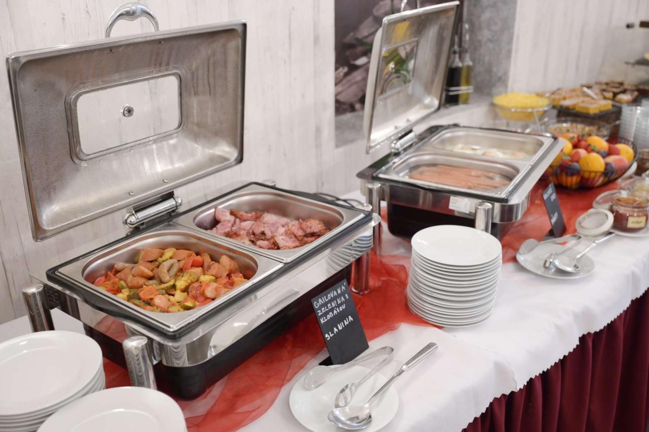 Exkluzivní gastronomická nabídka jídel lázeňského hotelu Terra