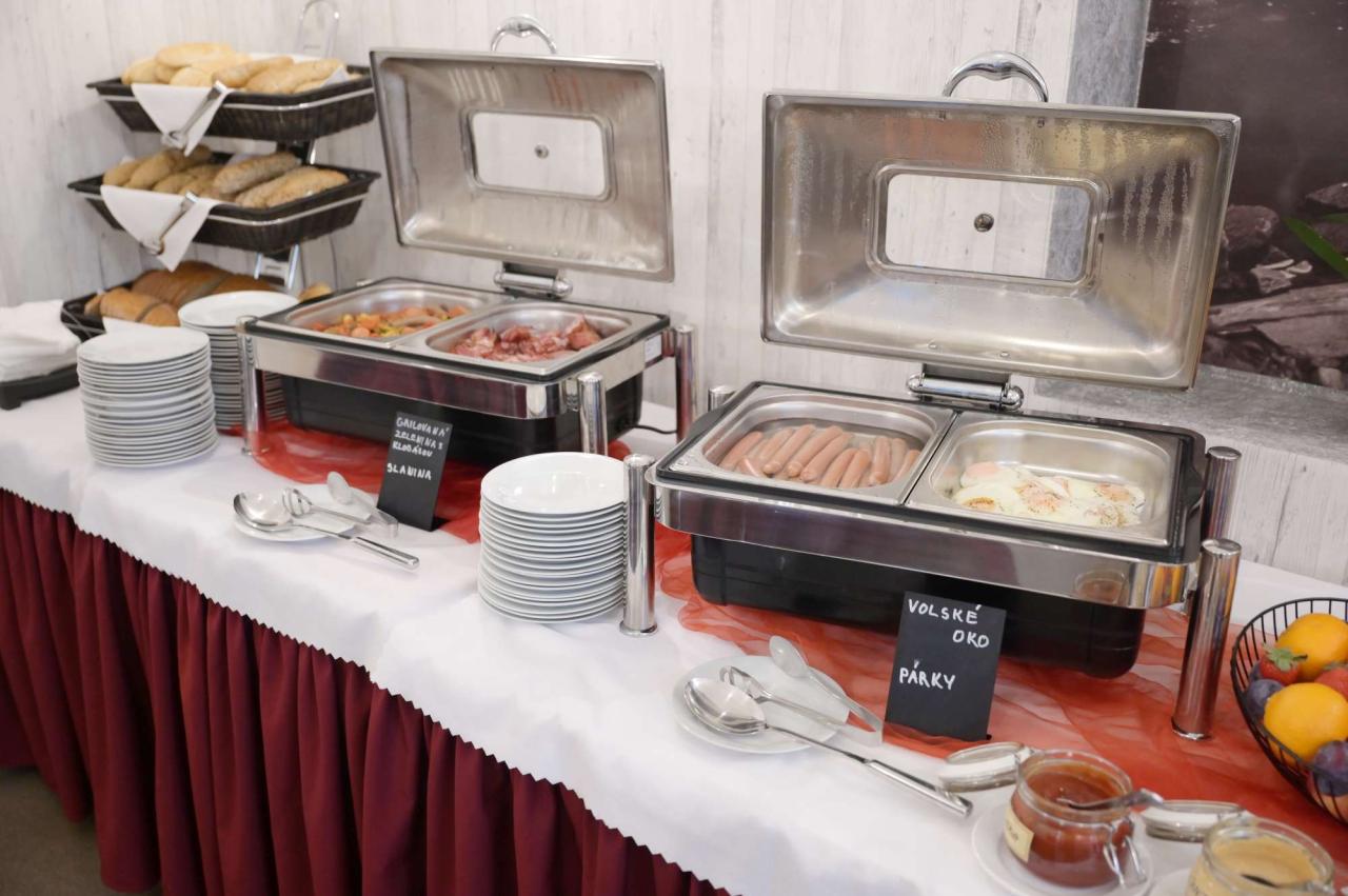 Exkluzivní gastronomická nabídka jídel lázeňského hotelu Terra