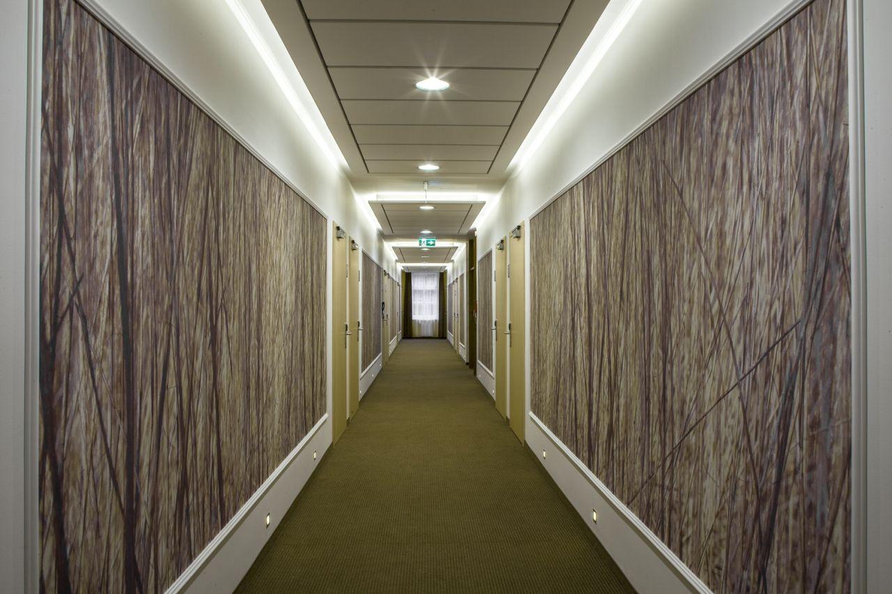Chodba lázeňského hotelu Terra