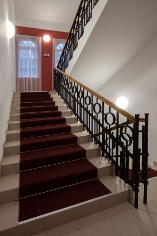 Chodba lázeňského hotelu Terra
