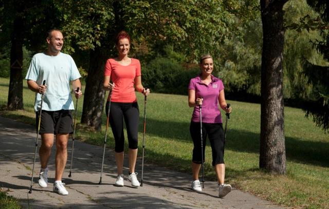 Nordic walking -  v přírodě