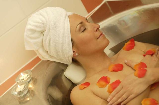 Květinová relaxační koupel