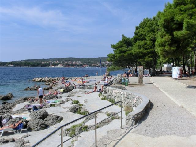 Krk - pláž