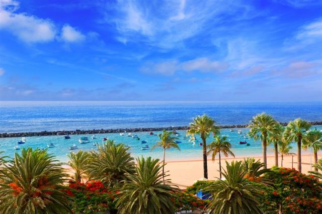 Španělsko - Kanárské ostrovy - Tenerife - Las Teresitas shutter