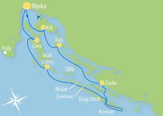 Plavba mezi tisíci ostrovy Rijeka