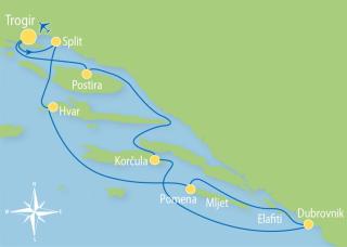 Plavba mezi tisíci ostrovy Trogir
