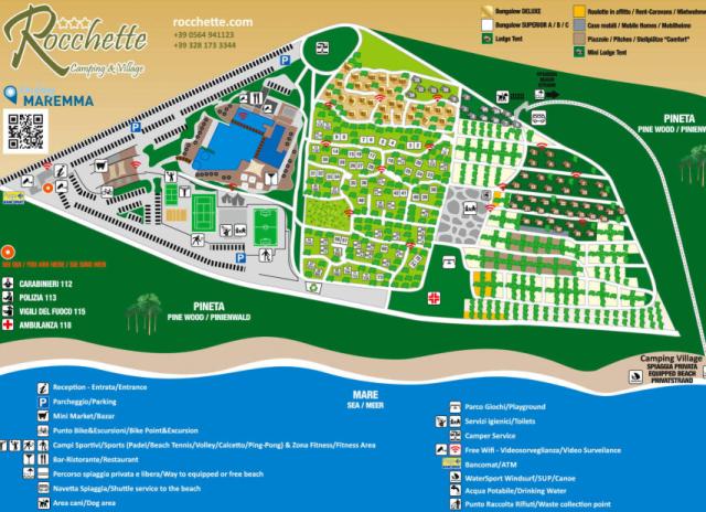 Camping Village Rocchette*** - Castiglione della Pescaia