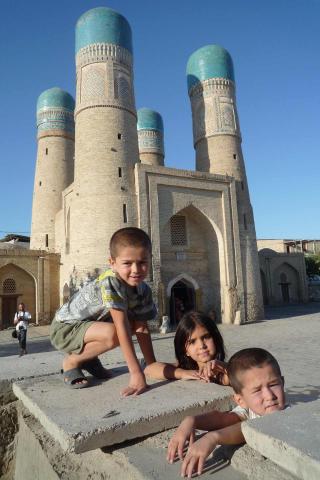 <p>Uzbekistán - Buchara - Chor Minor se čtyřmi minarety</p>