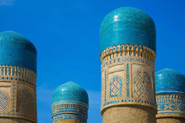 <p>Uzbekistán - Buchara - Chor Minor se čtyřmi minarety</p>