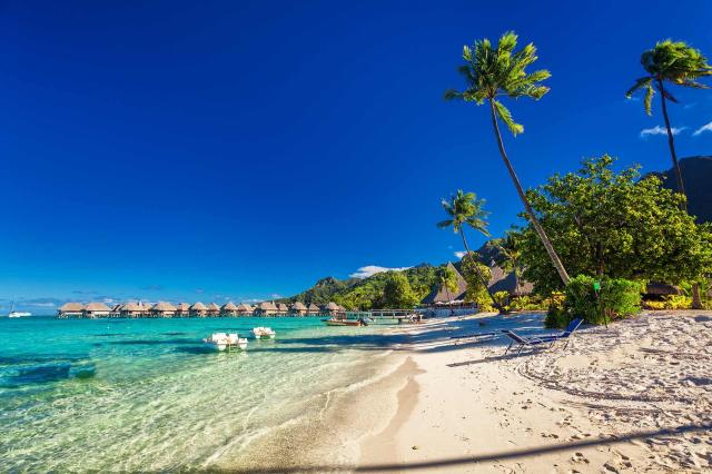 <p>Polynésie - Bílé pláže Bora Bora</p>