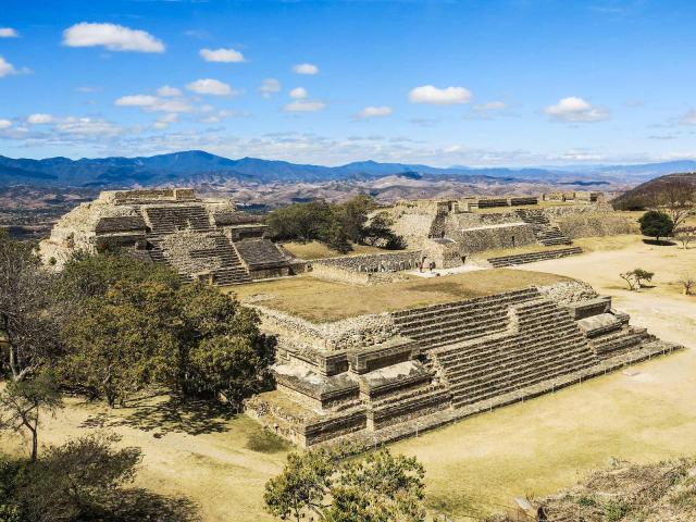 <p>Mexiko - zapotécké město Monte Albán</p>