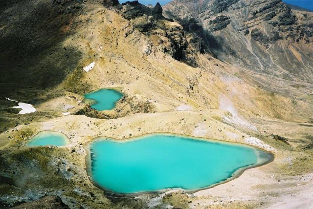 <p>Nový Zéland - Emerald Lakes</p>