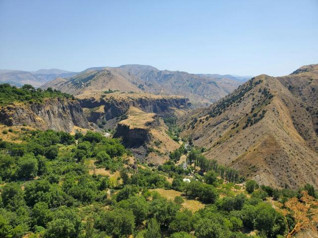 <p>Arménie - kaňon pod chrámem v Garni - foto Hasmik Ghazaryan 