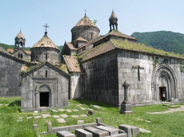 <p>Arménie - středověký klášter Haghpat</p>