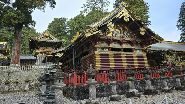 <p>Japonsko - historická architektura ve městě Nikkó - foto Chu