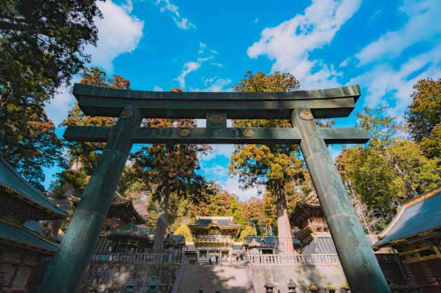 <p>Japonsko - historická architektura ve městě Nikko - foto Ale