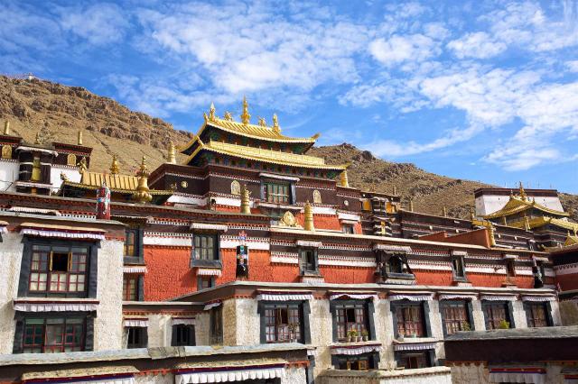 <p>Tibet - Shigatse - jeden z nejvyhlášenějších tibetských kláš
