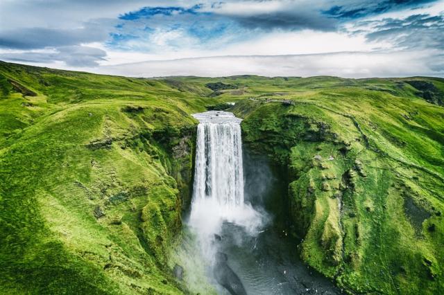 Poznávací zájezd Island - vodopád Skogafoss
